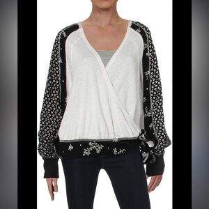 Free People auxton thermal wrap top